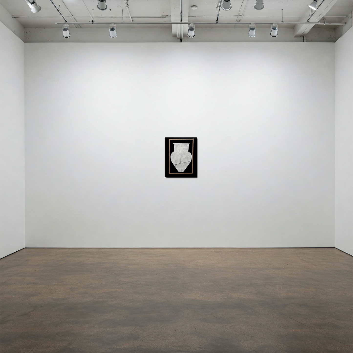 Vase Collage in White 3